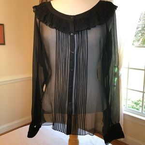 Avalin sheer blouse